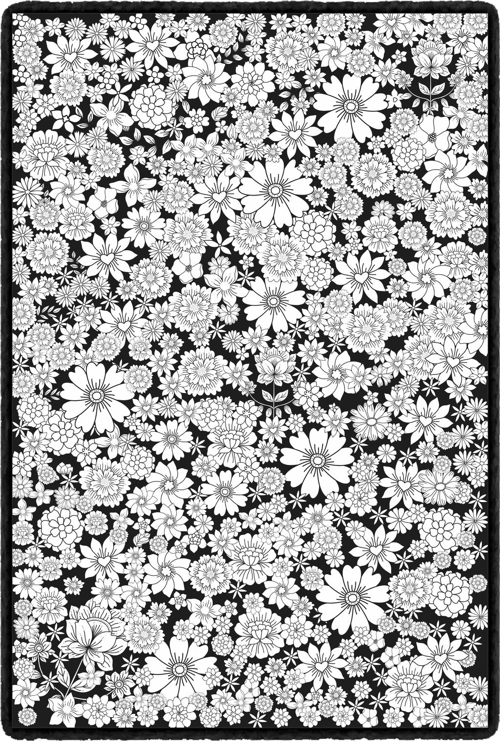 Floral Doodle Blanket