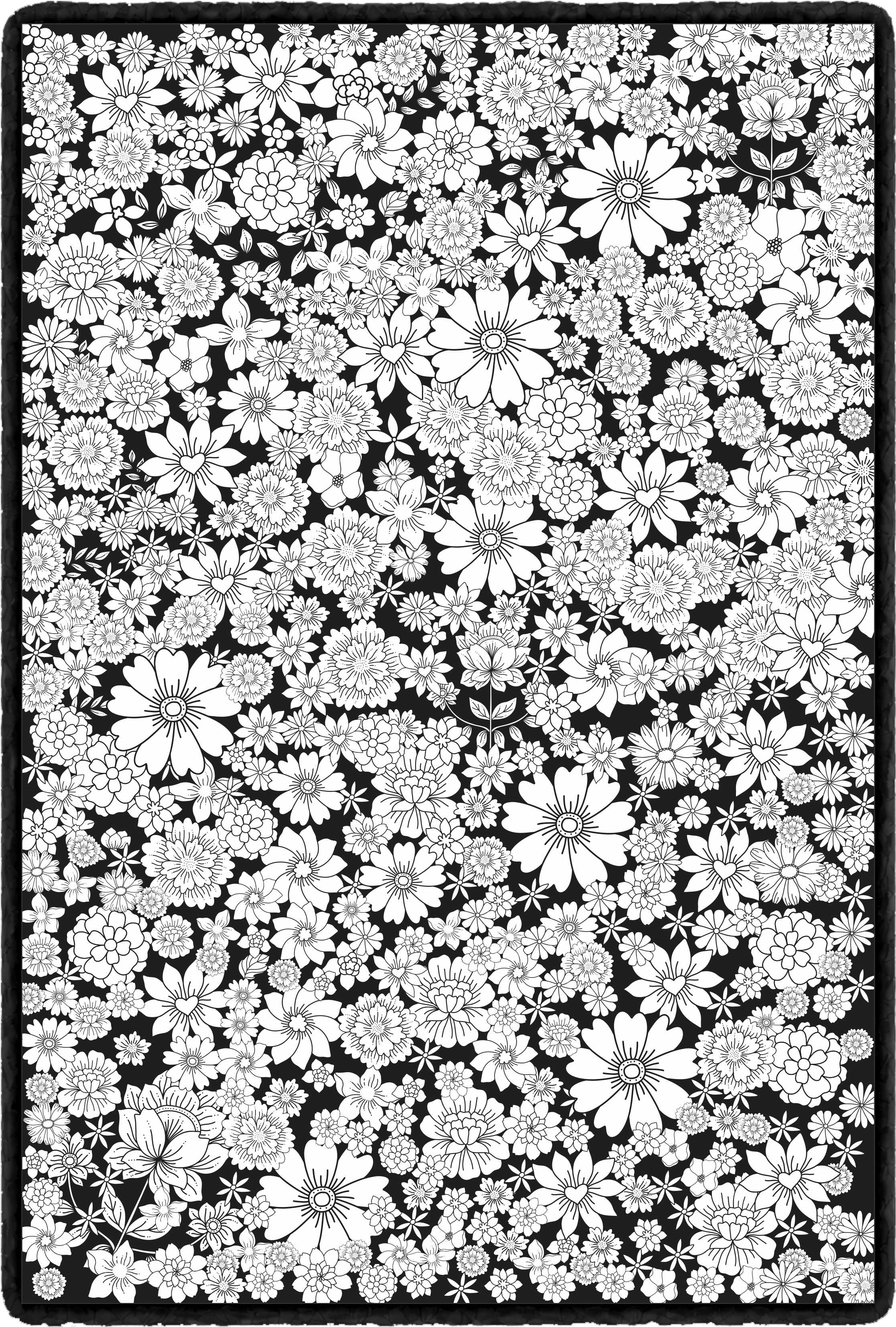 Floral Doodle Blanket