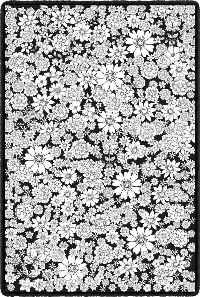 Floral Doodle Blanket