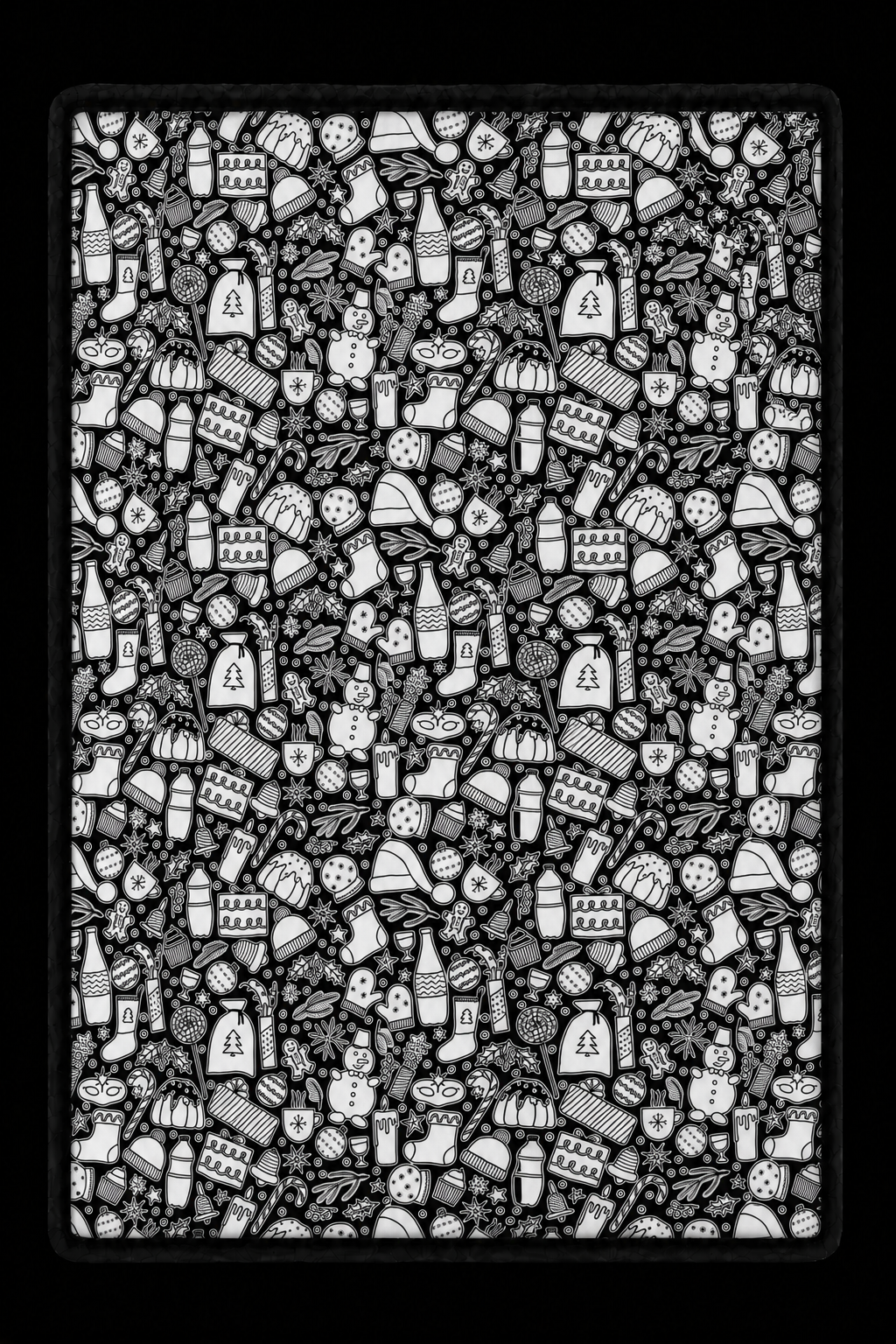 Christmas Doodle Blanket