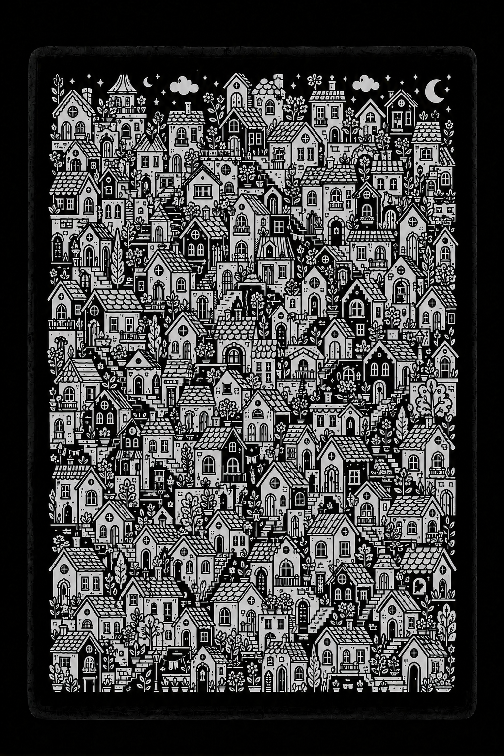 House Doodle Blanket