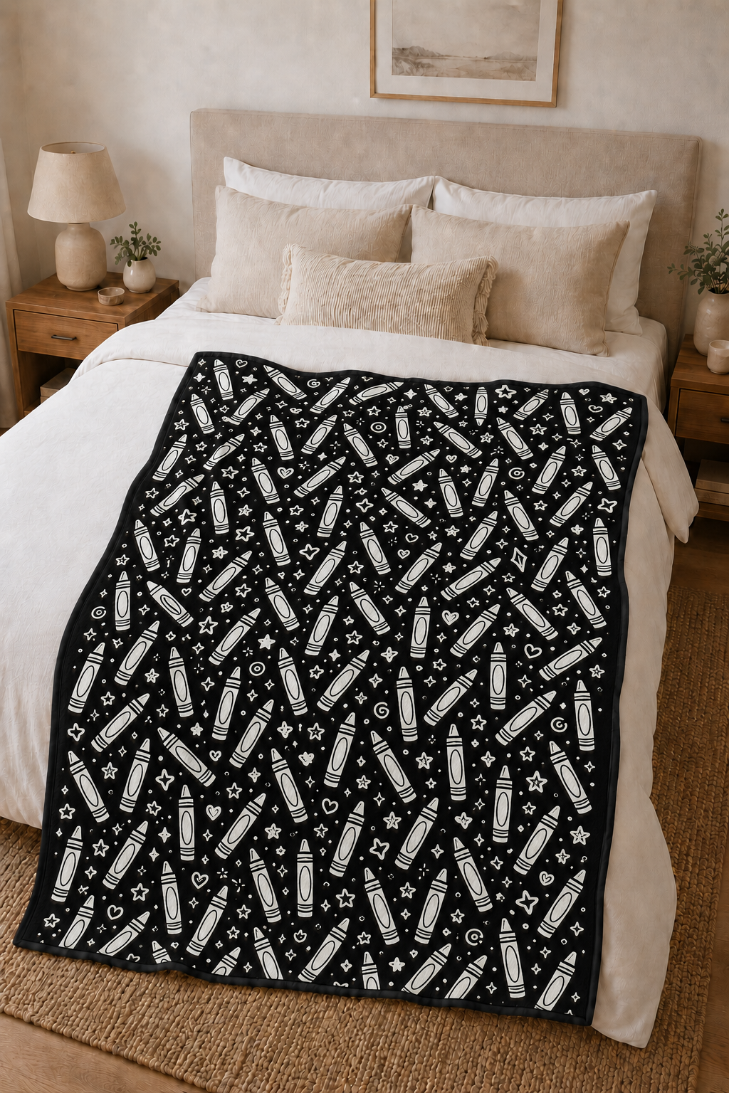 Crayon Doodle Blanket