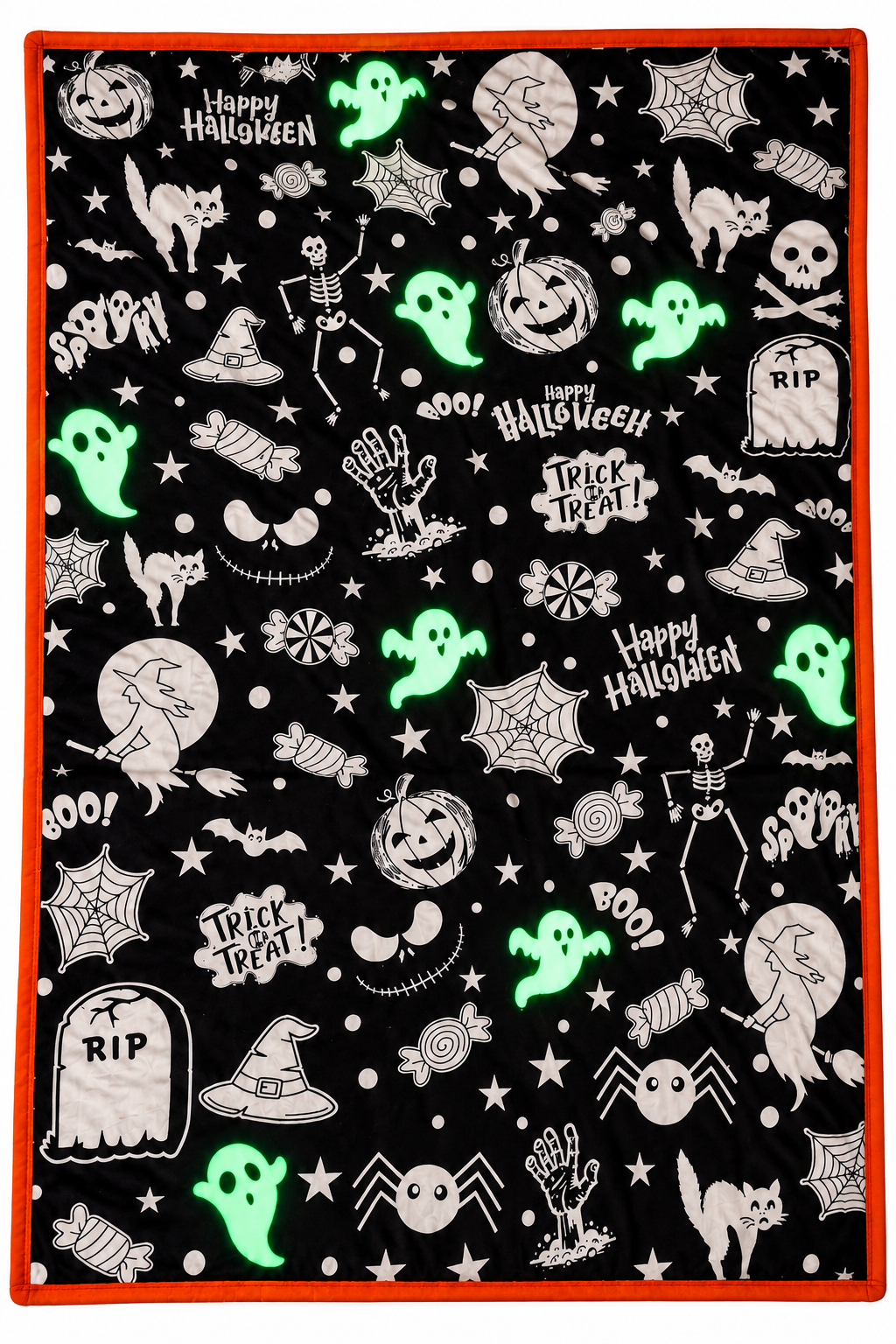 🎃 October Exclusive Orange Halloween Colourable Blanket 👻✨