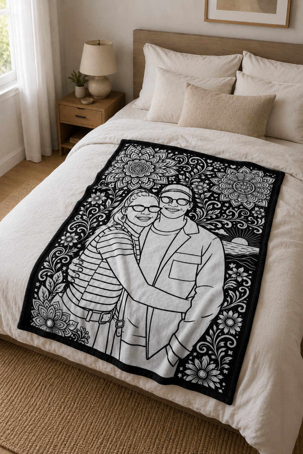 Personalised Doodle Blanket