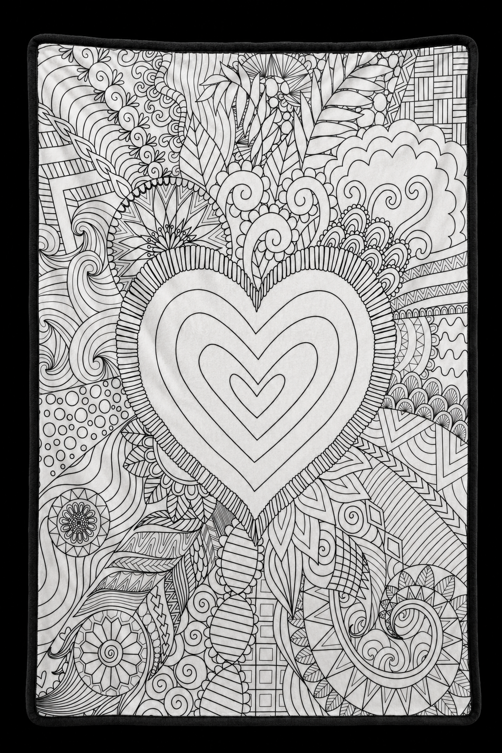 Heart Mandala Blanket