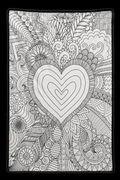 Heart Mandala Blanket