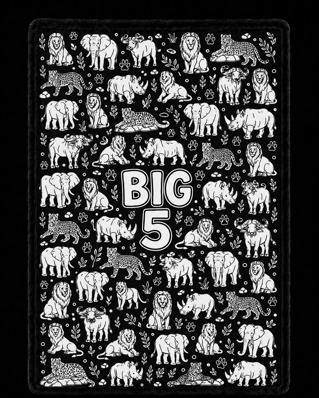 Big Five Doodle Blanket