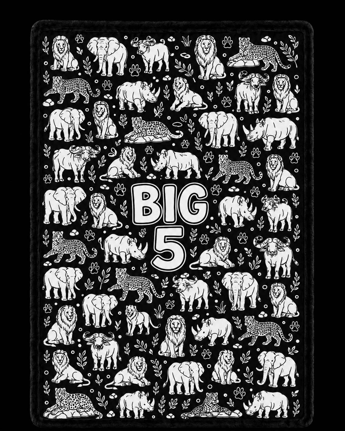 Big Five Doodle Blanket