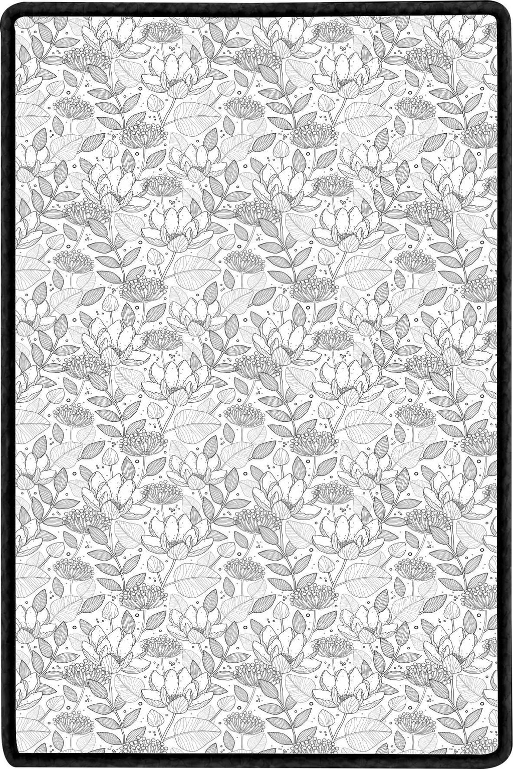 Floral & Leaf Blanket