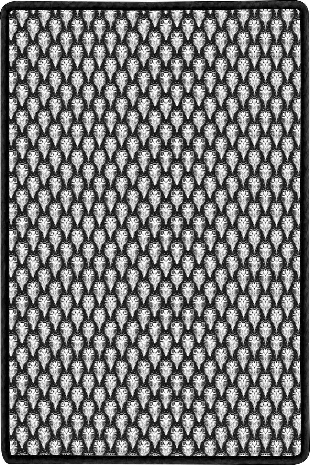 Peackock Feather Blanket