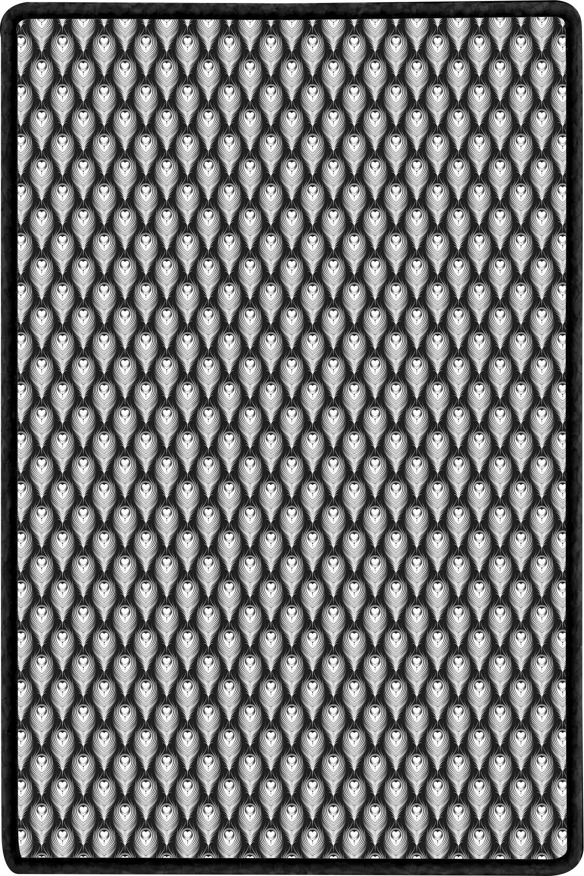 Peackock Feather Blanket