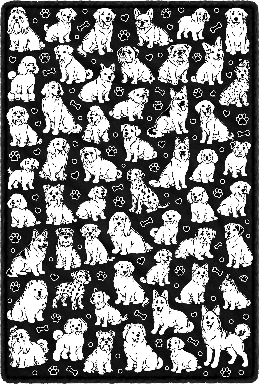 Dog Doodle Blanket