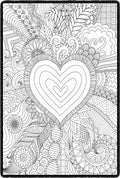 Heart Mandala Blanket