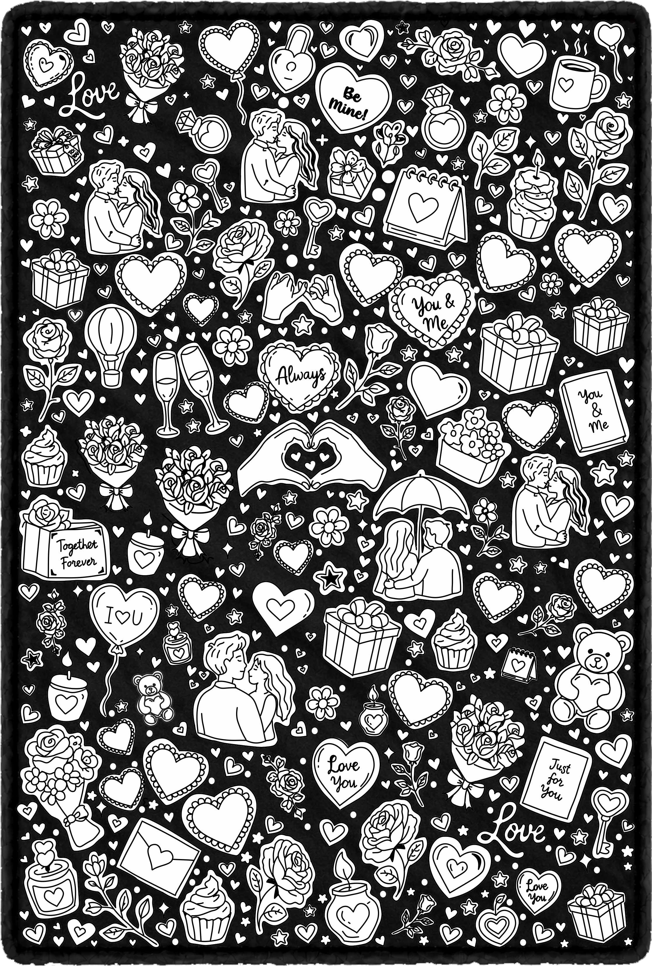 Love Doodle Blanket