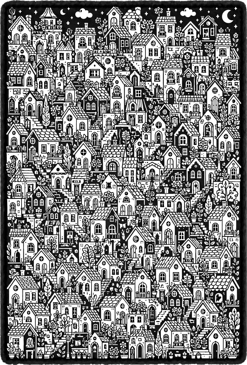 House Doodle Blanket